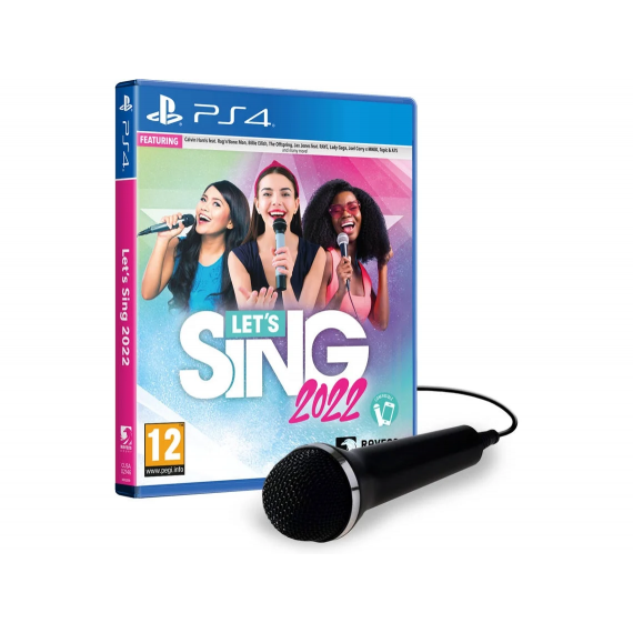 PS4 LET'S SING 2022 + 1 MICROFONE