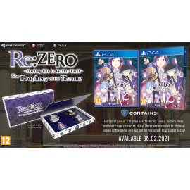 PS4 RE: ZERO STARTING LIFE IN ANOTHER WORLD THE PROPHECY OF THE THRONE