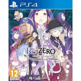 PS4 RE: ZERO STARTING LIFE IN ANOTHER WORLD THE PROPHECY OF THE THRONE