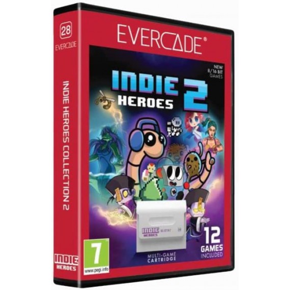 EVERCADE CARTUCHO INDIE HEROES 2 ( Nº28 )