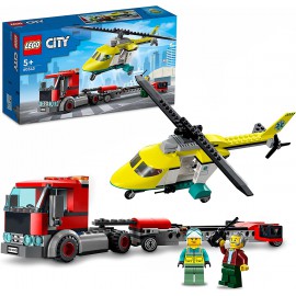 LEGO CITY TRANSPORTE DE HELICOPTERO DE SALVAMENTO 60343