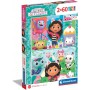 Clementoni Infantil 2 puzzles de 60 peças a casa de bonecas de Gabby