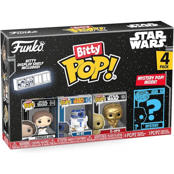 FUNKO BITTY POP STAR WARS LEIA 4PACK