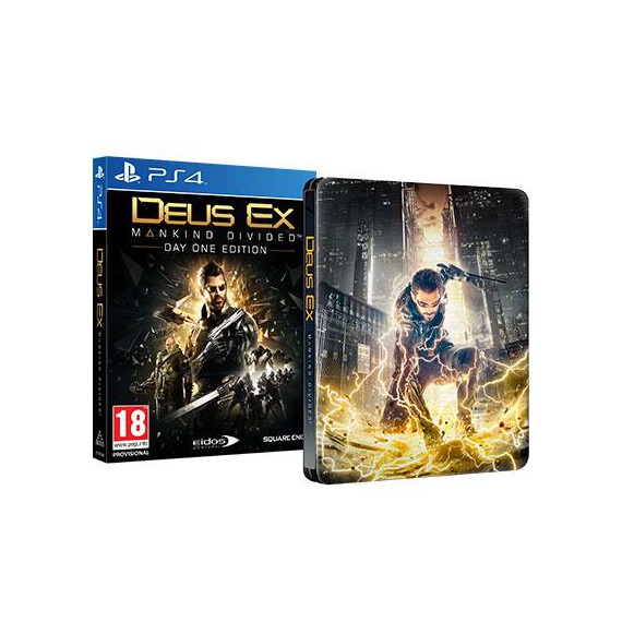 PS4 DEUS EX MANKING DIVIDED STEELBOOK EDITION USADO