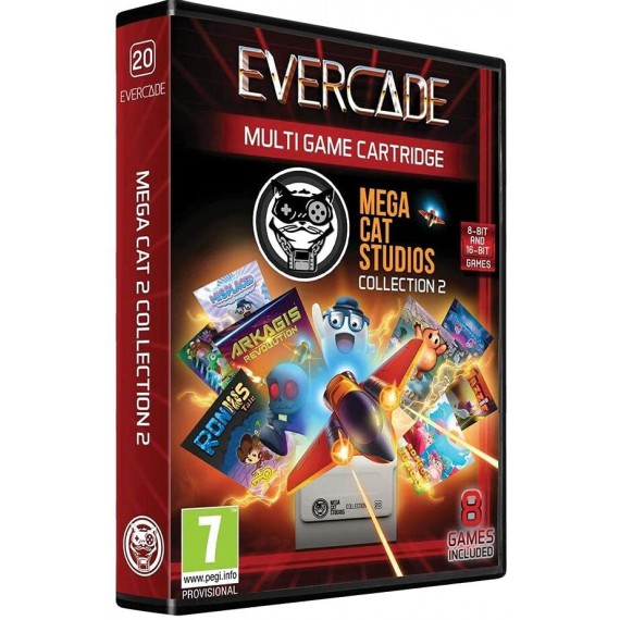 EVERCADE CARTUCHO MEGA CAT STUDIOS COLLECTION 2